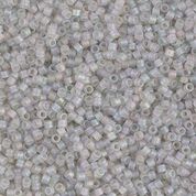 DB1286- 11/0 Matte Transparent Gray Mist AB Miyuki Delica Beads (50 Gm, 250 Gm)