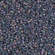 DB134- 11/0 Opaque Purple Gray Rainbow Luster Miyuki Delica Beads (50 Gm, 250 Gm)