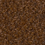 DB1393- 11/0 Dark Topaz Lined Amber Miyuki Delica Beads (50 Gm, 250 Gm)