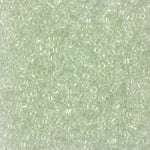 DB1404- 11/0 Transparent Pale Green Mist Miyuki Delica Beads (50 Gm, 250 Gm)