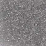 DB1408- 11/0 Transparent Pale Taupe Miyuki Delica Beads (50 Gm, 250 Gm)