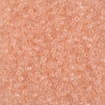 DB1410- 11/0 Transparent Pale Peach Miyuki Delica Beads (50 Gm, 250 Gm)
