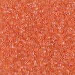 DB1411- 11/0 Transparent Peach Miyuki Delica Beads (50 Gm, 250 Gm)