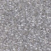 DB1477- 11/0 Transparent Pale Taupe Luster Miyuki Delica Beads (50 Gm, 250 Gm)