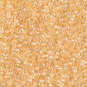 DB1478- 11/0 Transparent Pale Apricot Luster Miyuki Delica Beads (50 Gm, 250 Gm)