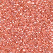 DB1480- 11/0 Transparent Peach Luster Miyuki Delica Beads (50 Gm, 250 Gm)
