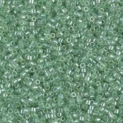 DBS1483- 15/0 Transparent Mint Luster Miyuki Delica Beads (5 Gm, 50 Gm, 250 Gm)