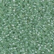 DB1483- 11/0 Transparent Mint Luster Miyuki Delica Beads (50 Gm, 250 Gm)