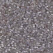 DB1485- 11/0 Transparent Light Taupe Luster Miyuki Delica Beads (50 Gm, 250 Gm)