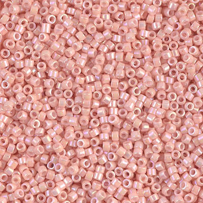 DB1503- 11/0 Opaque Light Salmon AB Miyuki Delica Beads (50 Gm, 250 Gm)