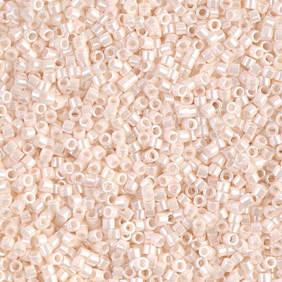 DB1530- 11/0 Opaque Bisque White Ceylon Miyuki Delica Beads (50 Gm, 250 Gm)
