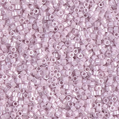 DB1534- 11/0 Opaque Pale Rose Ceylon Miyuki Delica Beads (50 Gm, 250 Gm)