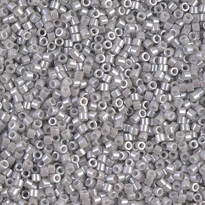 DB1538- 11/0 Opaque Light Smoke Ceylon Miyuki Delica Beads (50 Gm, 250 Gm)