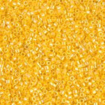 DBS1562- 15/0 Opaque Canary Luster Miyuki Delica Beads (5 Gm, 50 Gm, 250 Gm)