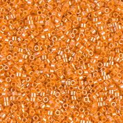 DB1563- 11/0 Opaque Mandarin Luster Miyuki Delica Beads (50 Gm, 250 Gm)