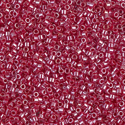 DB1564- 11/0 Opaque Cadillac Red Luster Miyuki Delica Beads (50 Gm, 250 Gm)