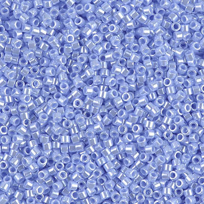 DB1568- 11/0 Opaque Agate Blue Luster Miyuki Delica Beads (50 Gm, 250 Gm)