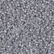 DB1570- 11/0 Opaque Ghost Gray Luster Miyuki Delica Beads (50 Gm, 250 Gm)