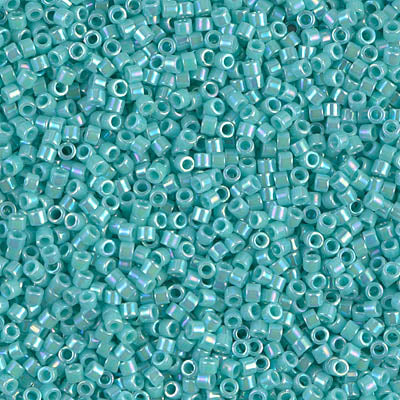 DB1576- 11/0 Opaque Sea Opal AB Miyuki Delica Beads (50 Gm, 250 Gm)