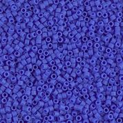 DBS1588- 15/0 Matte Opaque Cyan Blue Miyuki Delica Beads (5 Gm, 50 Gm, 250 Gm)