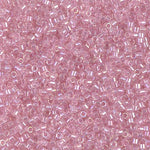 DB1673- 11/0 Pearl Lined Transparent Pink AB Miyuki Delica Beads (50 Gm, 250 Gm)