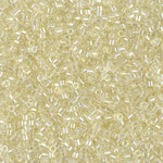 DB1676- 11/0 Pearl Lined Transparent Pale Yellow AB Miyuki Delica Beads (50 Gm, 250 Gm)