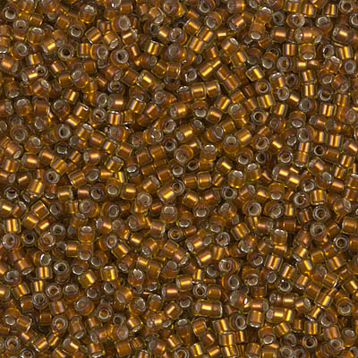 DB1682- 11/0 Silver Lined Glazed Dark Honey Miyuki Delica Beads (50 Gm, 250 Gm)