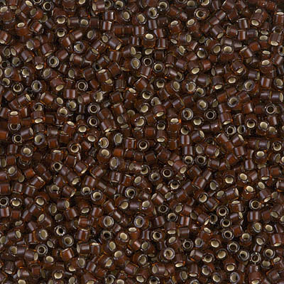 DB1684- 11/0 Silver Lined Glazed Root Beer Miyuki Delica Beads (50 Gm, 250 Gm)