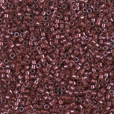 DB1705- 11/0 Copper Pearl Lined Dark Cranberry Miyuki Delica Beads (50 Gm, 250 Gm)