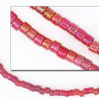 DB1751- 11/0 Red Lined Topaz AB Miyuki Delica Beads (50 Gm, 250 Gm)