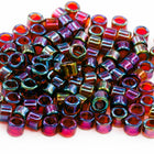 DB1751- 11/0 Red Lined Topaz AB Miyuki Delica Beads (50 Gm, 250 Gm)
