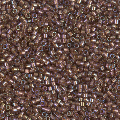 DB1759- 11/0 Shimmering Beige Lined Amethyst AB Miyuki Delica Beads (50 Gm, 250 Gm)