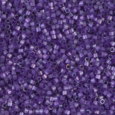 DB1810- 11/0 Dyed Purple Silk Satin Miyuki Delica Beads (50 Gm, 250 Gm)
