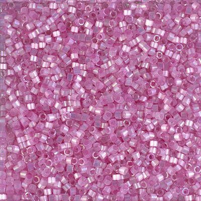 DB1866- 11/0 Silk Inside Dyed Orchid AB Miyuki Delica Beads (50 Gm, 250 Gm)
