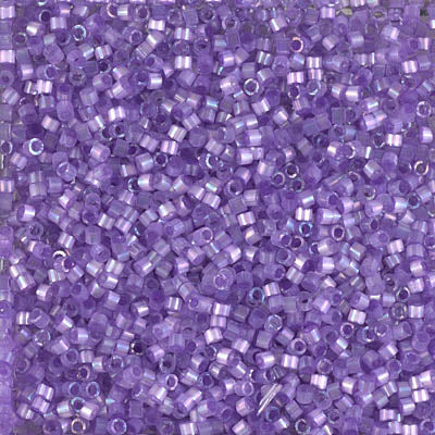 DB1868- 11/0 Silk Inside Dyed Lilac AB Miyuki Delica Beads (50 Gm, 250 Gm)