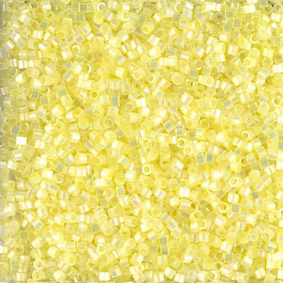 DB1873- 11/0 Silk Inside Dyed Citron AB Miyuki Delica Beads (50 Gm, 250 Gm)
