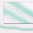 DB2356- 11/0 Duracoat Opaque Dyed Pale Turquoise Miyuki Delica Beads (50 Gm, 250 Gm)