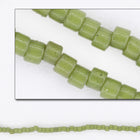 DB2357- 11/0 Duracoat Opaque Dyed Olive Miyuki Delica Beads (50 Gm, 250 Gm)