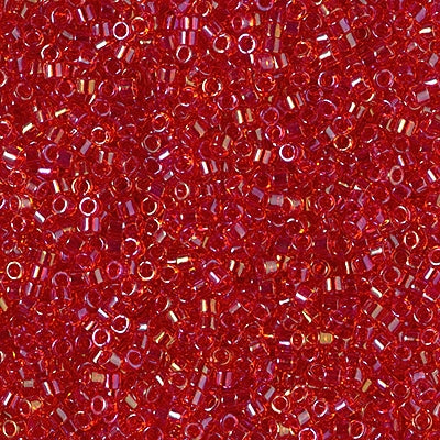DB2374- 11/0 Inside Dyed Scarlet Miyuki Delica Beads (50 Gm, 250 Gm)