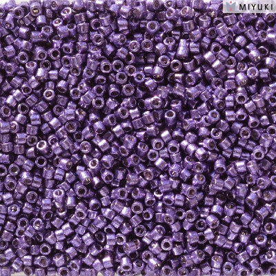 DB2509- 11/0 Duracoat Galvanized Dark Lilac Miyuki Delica Beads (50 Gm, 250 Gm)