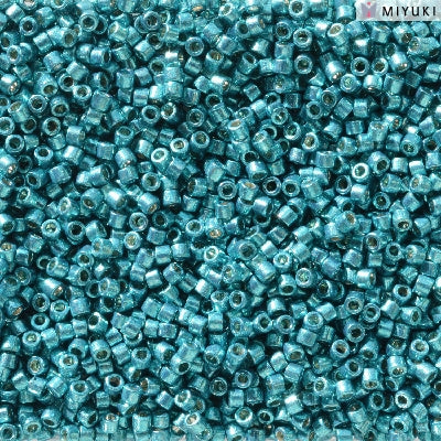 DB2513- 11/0 Duracoat Galvanized Capri Blue Miyuki Delica Beads (50 Gm, 250 Gm)