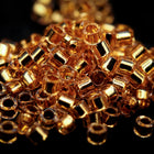 DB2521- 11/0 24 Kt. Gold Lined Crystal Miyuki Delica Beads (50 Gm, 250 Gm)