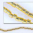 DB2521- 11/0 24 Kt. Gold Lined Crystal Miyuki Delica Beads (50 Gm, 250 Gm)