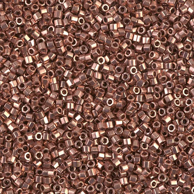 DB040- 11/0 Copper Plated Miyuki Delica Cut Beads (50 Gm, 250 Gm)