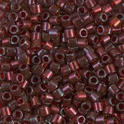 DBL105- 8/0 Gold Luster Dark Red Miyuki Delica Beads (10 Gm, 50 Gm, 250 Gm)