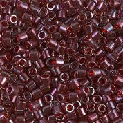 DBL116- 8/0 Transparent Luster Metallic Red Miyuki Delica Beads (50 Gm, 250 Gm)