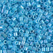DBL164- 8/0 Opaque Turquoise AB Miyuki Delica Beads (50 Gm, 250 Gm)