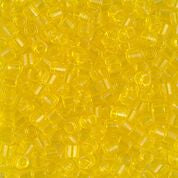 DBL710- 8/0 Transparent Yellow Miyuki Delica Beads (50 Gm, 250 Gm)