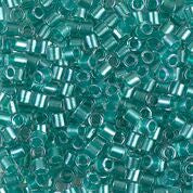 DBL904- 8/0 Shimmering Turquoise Lined Crystal Miyuki Delica Beads (50 Gm, 250 Gm)