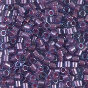 DBL922- 8/0 Shimmering Orchid Lined Aqua Miyuki Delica Beads (50 Gm, 250 Gm)